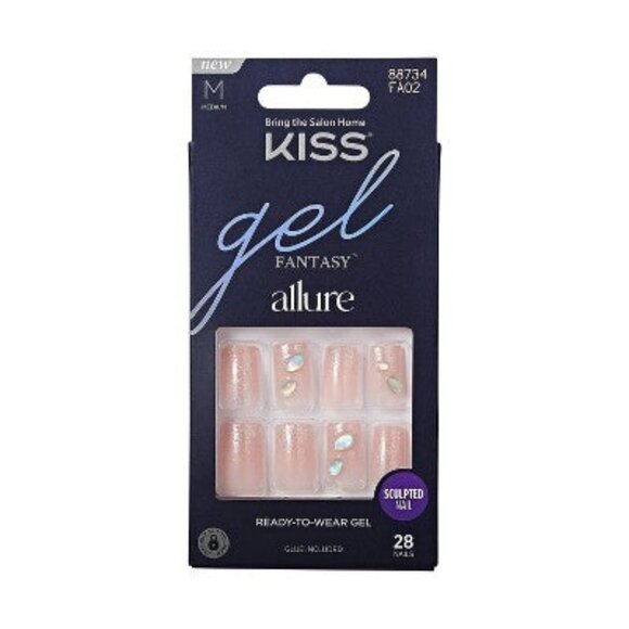 KISS Products Gel Fantasy Allure Fake Nails - Transformation - 31ct - Picture 1 of 4